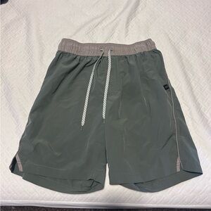 Green athletic shorts legendary